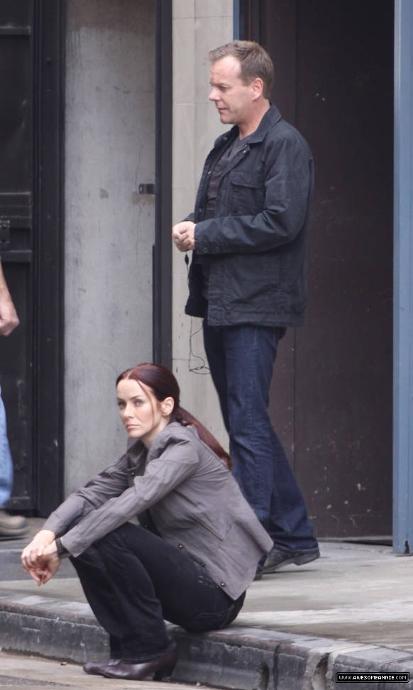 Annie Wersching filming 24 Season 8 Episode 15