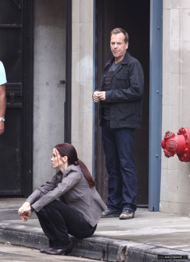 Annie Wersching filming 24 Season 8 Episode 15