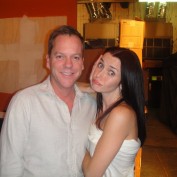 Kiefer Sutherland and Annie Wersching 24 8x17 Behind the Scenes