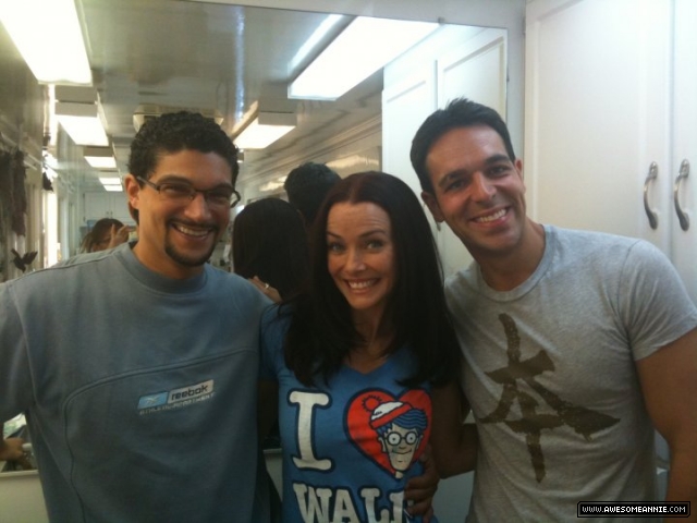 Annie Wersching, Mido Hamada, and T.J. Ramini