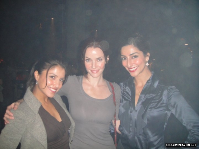 Annie Wersching with Nazneen Contractor and Necar Zadegan