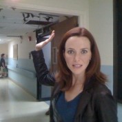 Annie Wersching Hospital Slap Behind the Scenes