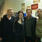 Annie Wersching with Callum Keith Rennie, Tony Curran, Jon Sklaroff 24 Season 8