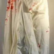 Renee Walker bloody bed sheet - back