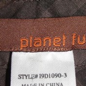 Planet Funk shirt tag