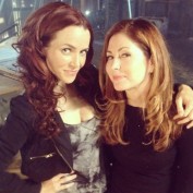 Annie Wersching and Dana Delaney on Body of Proof set