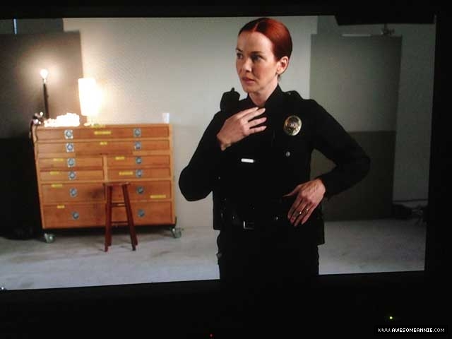 Annie Wersching as Julia Brasher - Bosch camera and makeup test