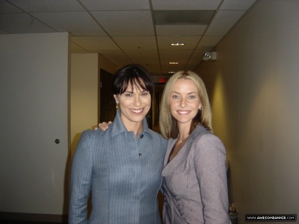 Annie Wersching with Michelle Forbes