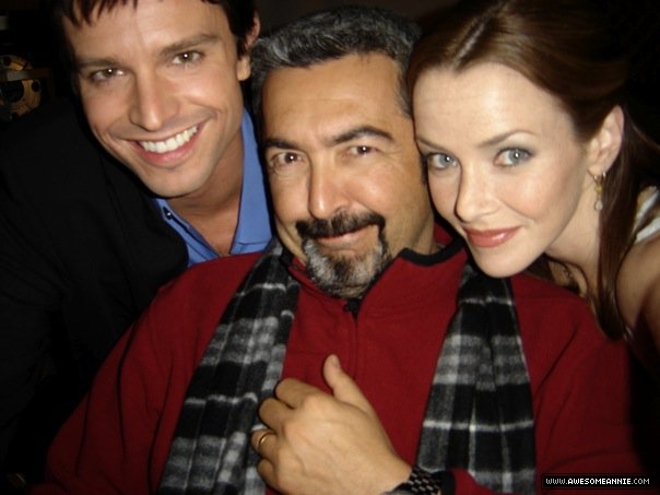 Annie Wersching with Jon Cassar and Jason Behr