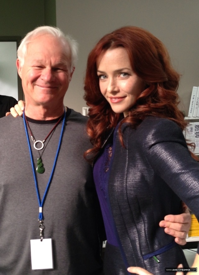 Annie Wersching and Rodney Charters