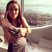 Annie Wersching behind the scenes on Extant