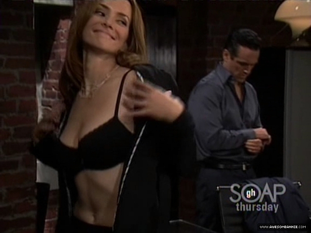 Annie Wersching bra scene from General Hospital