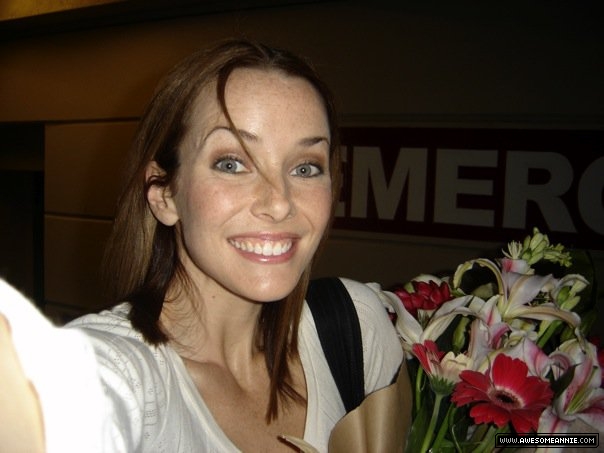 Annie Wersching during first day of General Hospital