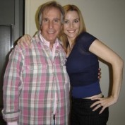 Annie Wersching with Henry Winkler