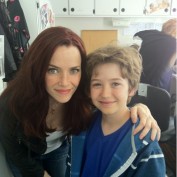 Annie Wersching and Garrett Ryan on Partners set