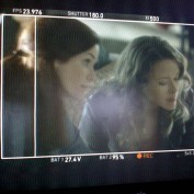 Annie Wersching and Scottie Thompson off-screen shot