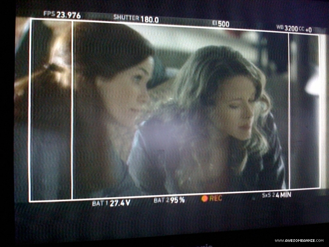 Annie Wersching and Scottie Thompson off-screen shot