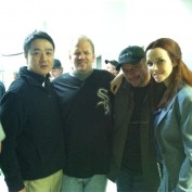 Annie Wersching with Partners crew