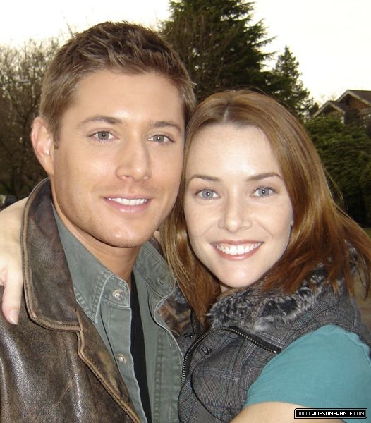 Annie Wersching and Jensen Ackles