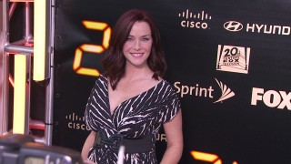 Pregnant Annie Wersching on 24 Series Finale Red Carpet