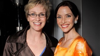 Annie Wersching and Jane Lynch at FOX Fall Eco Casino Party 2009