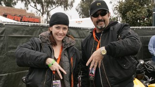 Annie Wersching and Jon Cassar at the Can-Am Spyder 24th Annual Love Ride in Los Angeles