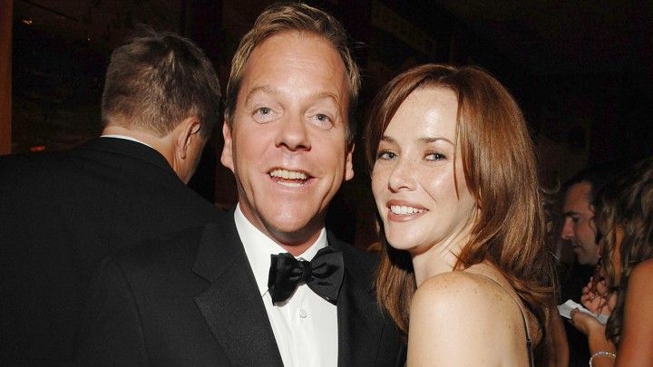 Annie Wersching and Kiefer Sutherland at 59th Annual Emmy Awards