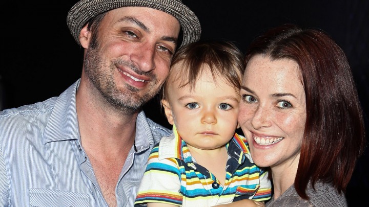 Annie Wersching with husband Stephen Full and son Freddie