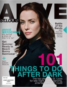 Annie Wersching in ALIVE St. Louis Magazine May 2009