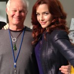Annie Wersching behind the scenes of Dallas Annie Wersching behind the scenes of Dallas